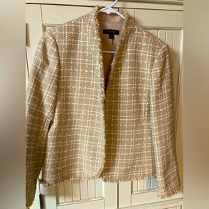 Ann Taylor fringed jacket, new without tags